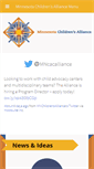 Mobile Screenshot of minnesotachildrensalliance.org
